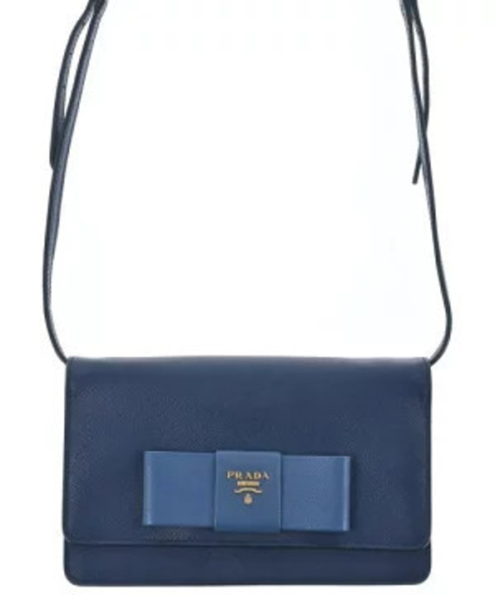 Prada Wallet coin case Wallet Blue
